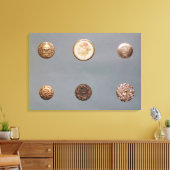 Auflistung von Schaltflächen Leinwanddruck (Insitu (Wohnzimmer))