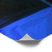 Auflösen der Abstrakt gestrichenen Bildgebung Poster (Ecke)