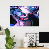 Auflösen der Abstrakt gestrichenen Bildgebung Poster (Heimbüro)