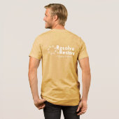 Auflösen + Logo wiederherstellen Tri-Blend Shirt (Rückseite voll)