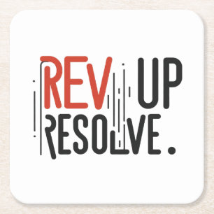 Auflösen Rechteckiger Pappuntersetzer