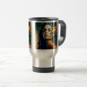 Auflösende Frau Reise-/Pendler-Tasse, 0,44 l Reisebecher