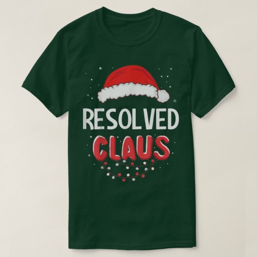 Auflösendes Weihnachtskostüm T-Shirt (Design vorne)