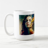 Auflösung der klassischen Tasse der Frau, 15 oz (Links)