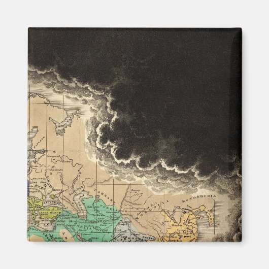 Auflösung des Reiches Charlemagne 912 AD Magnet (Vorne)