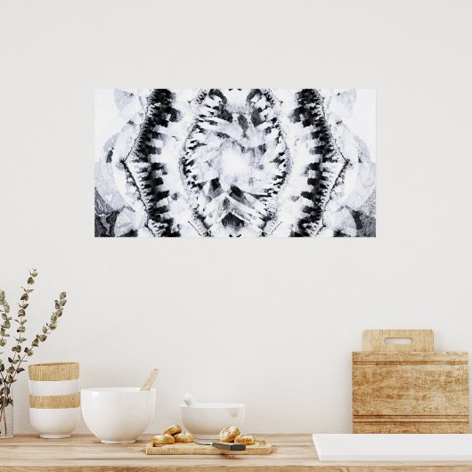 Auflösung in Licht Poster (Küche)