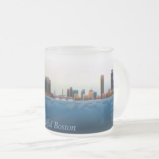 Aufmerksame Boston-Glas-Tasse Mattglastasse (VorderseiteRechts)