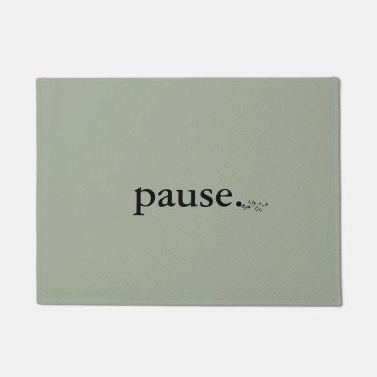 Aufmerksame Tür-Matte Fußmatte (Vorderseite)