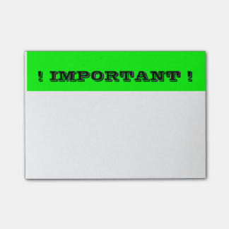 Aufmerksamkeit erregende Neon Post-it-Notizen Post-it Klebezettel