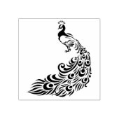 Aufmerksamkeit für De Schwanz Blue Peacock Gummistempel (Prägung)