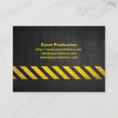 Aufmerksamkeit Visitenkarte (Rückseite)