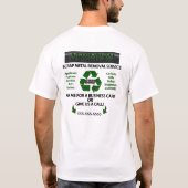 Aufmerksamkeits-kundengerechter Altmetallabbau - T-Shirt (Rückseite)