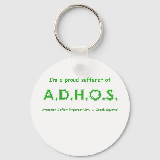 Aufmerksamkeitsdefizit Hyperaktivität Ooh Eichhörn Schlüsselanhänger (Vorderseite)