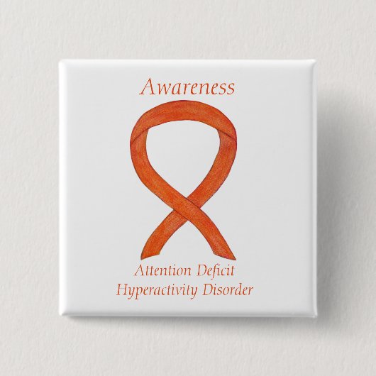 Aufmerksamkeitsdefizit Hyperaktivitätsstörung (ADH Button (Vorderseite)