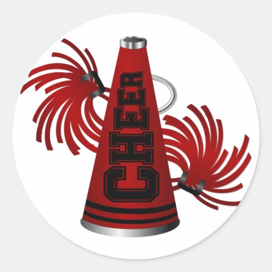 aufmuntern runder aufkleber (Vorderseite)