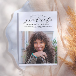 aufmuntern | Terracotta Foto Abschluss Ankündigung