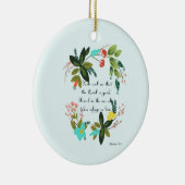 Aufmunternde Bibel versifiziert Kunst - Psalm-34:8 Keramik Ornament (Rechts)