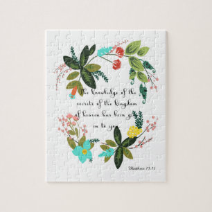 Aufmunternde Bibel versifiziert Kunst - Puzzle