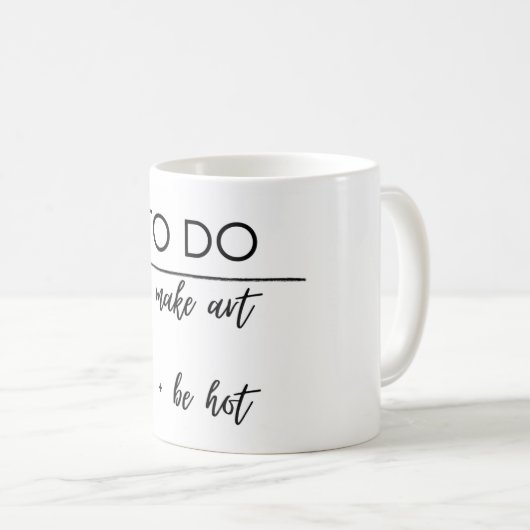 Aufmunternde Kaffeetasse für Arbeit und Studium (VorderseiteRechts)