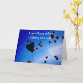 Aufmunternde Karte (Gelbe Blume)