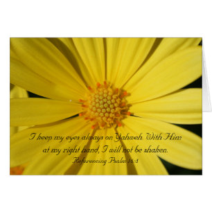 Aufmunterndes Schrifts-Psalm-16:8