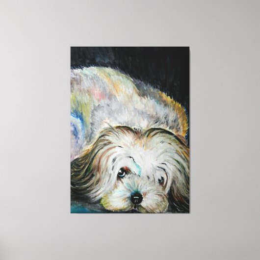 Aufnahme Dog Canvas - Malerei Leinwanddruck (Vorderseite)