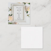 Aufnahme für hübsche Bilderrahmen Begleitkarte (Vorne/Hinten)