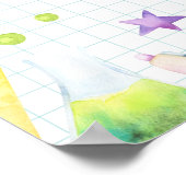 Aufnahme in den Kindergarten niedlich Poster (Ecke)