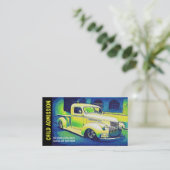 Aufnahme-Karte für klassische Auto-Show oder Visitenkarte (Stehend Vorderseite)