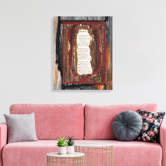 Aufnahme Leinwanddruck (Insitu (Wohnzimmer))