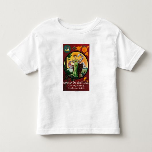 Aufnahme-Tagesanzeige, Staats-Festival Kleinkind T-shirt (Vorderseite)