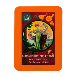 Aufnahme-Tagesanzeige, Staats-Festival Magnet