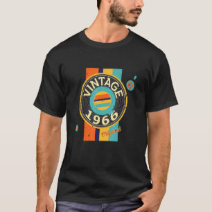 Aufnahme Vinyl 1966 Geburtstag Record Player Vinta T-Shirt