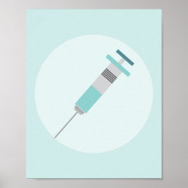 Aufnahmen, Immunisierungen Medizinische Grafik Poster