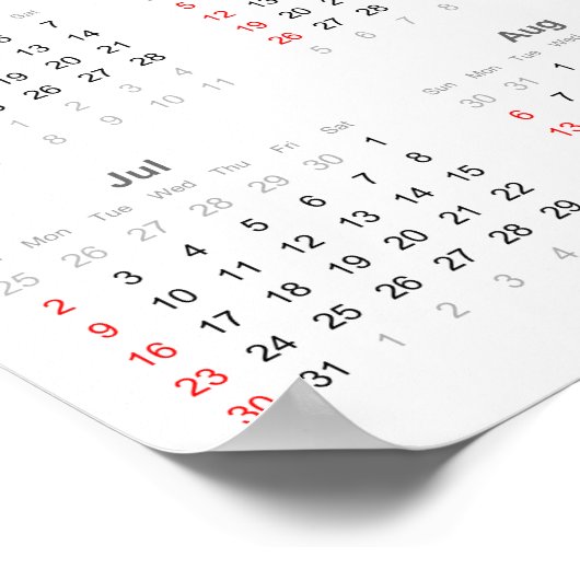 Aufnahmestudio Kalender 2017 Poster (Ecke)