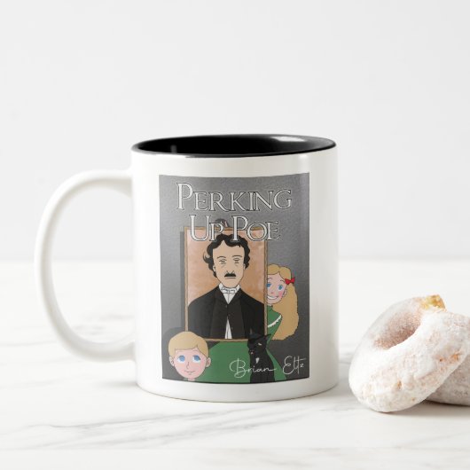 Aufnehmen der POE-Tasse Zweifarbige Tasse (Mit Donut)
