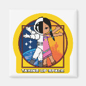 Aufnehmen des Space-Logos Magnet (Vorne)