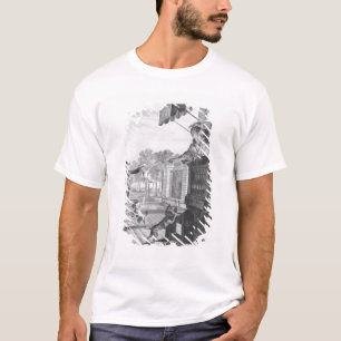 Aufnehmen einer Wette, graviert durch Camligue T-Shirt