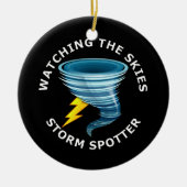 Aufpassen des Himmel-Sturm-Aufklärers Keramik Ornament (Vorne)