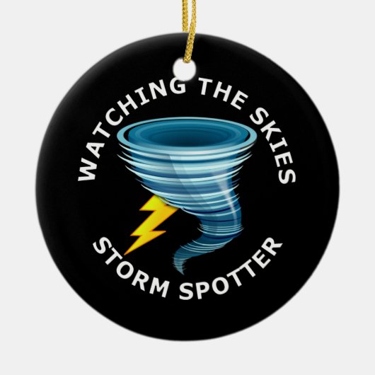 Aufpassen des Himmel-Sturm-Aufklärers Keramik Ornament (Vorne)