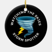 Aufpassen des Himmel-Sturm-Aufklärers Keramik Ornament (Hinten)