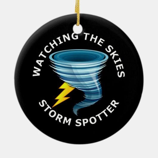 Aufpassen des Himmel-Sturm-Aufklärers Keramik Ornament (Hinten)