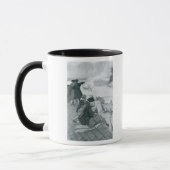 Aufpassen des Kampfes an Bunker Hill-Illustration Tasse (Links)