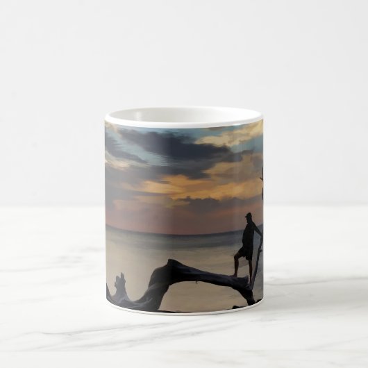 Aufpassen des Sonnenuntergangs Kaffeetasse (Mittel)