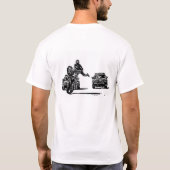aufpassende Bremsung des Polizisten 1wheelfelons, T-Shirt (Rückseite)