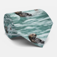 Aufpassender Seeotter