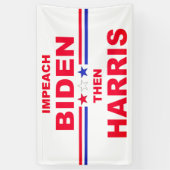 Aufprall Biden Dann Harris Banner (Vertikal)