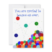 Aufprallen der Party Einladung