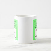 aufprallender Trampolinewitz des Lebens Kaffeetasse (Mittel)