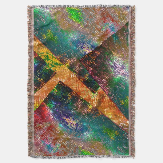 Aufprallung der farbigen Schichten mit rustikalem Decke (Vorderseite Vertikal)